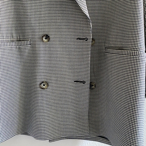 Masculine Fit Check Blazer - Picture 8 of 11